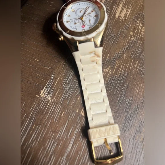 Michele Gold Watch Silicone Band - Picture 5 of 6